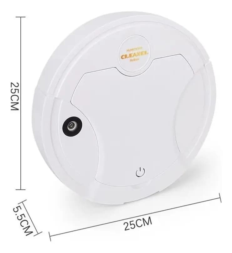Aspiradora Robot Inteligente Para Hogar Y Departamentos Blanco