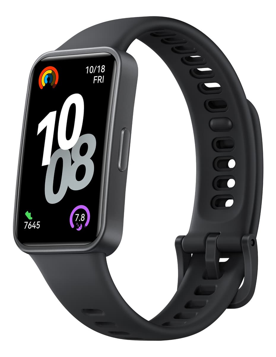 Smartwatch HUAWEI Band 10 Negro Monitoreo Deportivo con IA Monitoreo de sueño Carga rápida Avanzado Asistente de Bienestar Emocional sensación de ligereza Compatible con iOS y Android