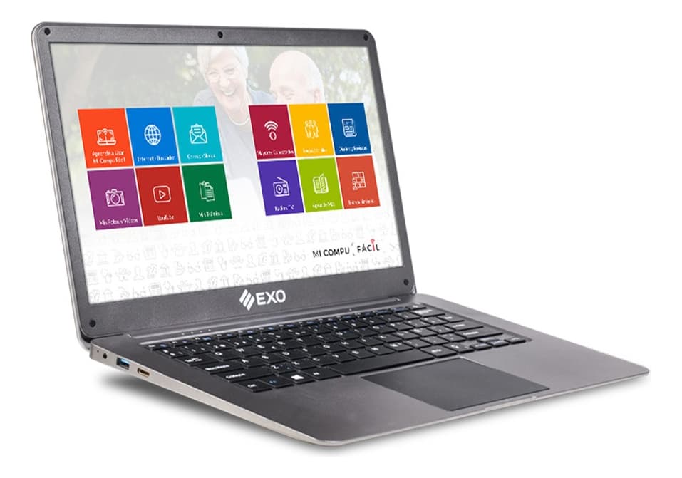 Notebook Exo T2-37 4/128GB Color Gris Plateado