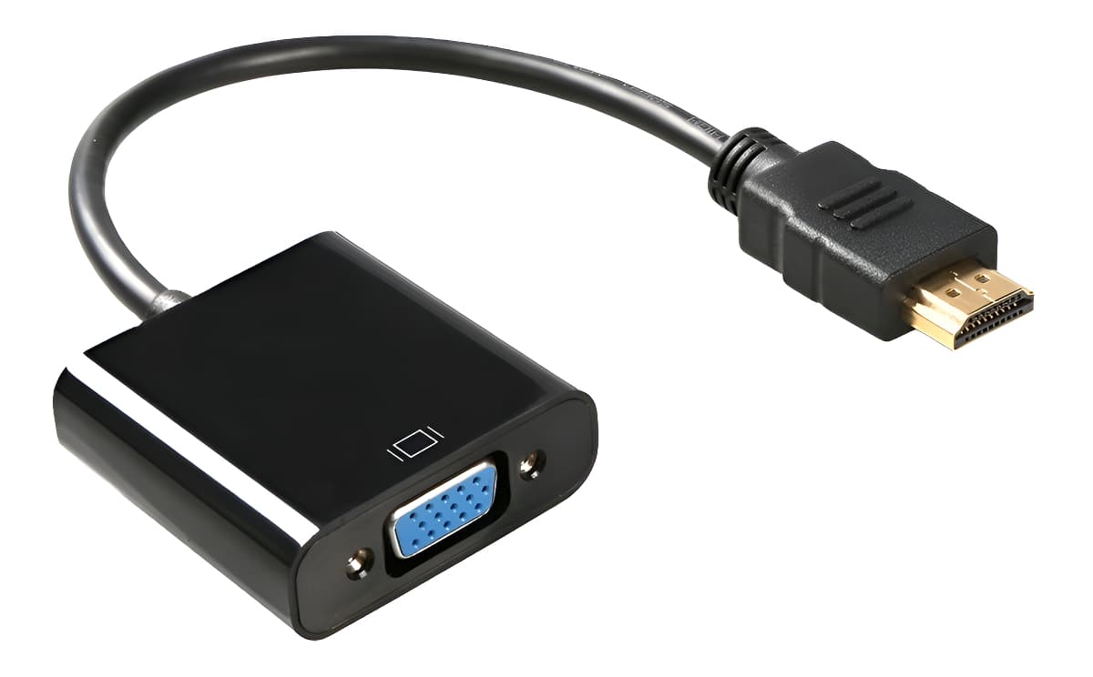 Cable Conversor Hdmi A Vga Conversor Netbook 1080p Fhd
